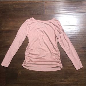 Isabel Maternity by Ingrid & Isabel Tops - MATERNITY light pink long sleeve top Isabel Maternity by Ingrid & Isabel Tops - MATERNITY light pink long sleeve top